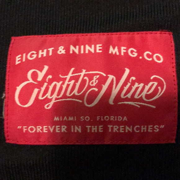 8&9 black baseball Jersey - Picture 1 of 5